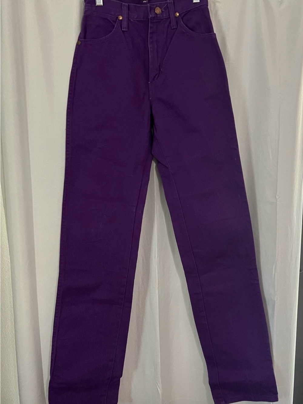 Vintage High -Waist Boot Cut Wrangler Purple Jeans